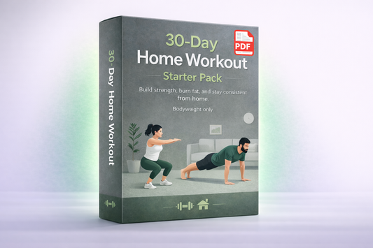 30-Day Home Workout Starter Pack PDF (Digital Download)